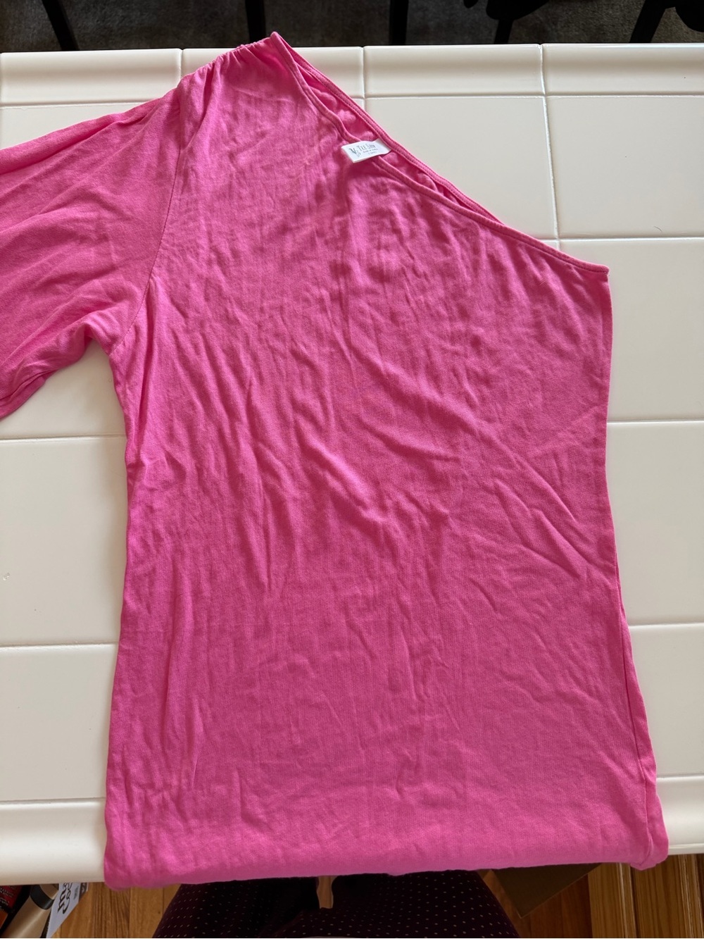 Victoria Secret Bright Pink One-Shoulder Women's Top